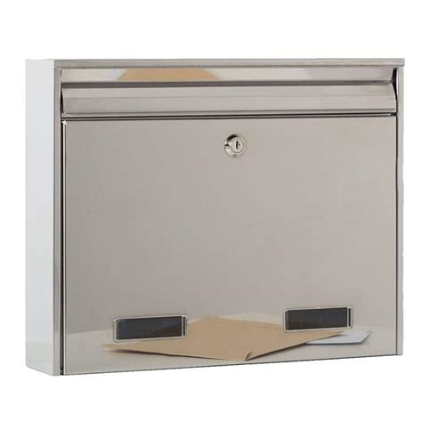 stainless steel wall mounted post box|stainless steel wall mounted letterbox.